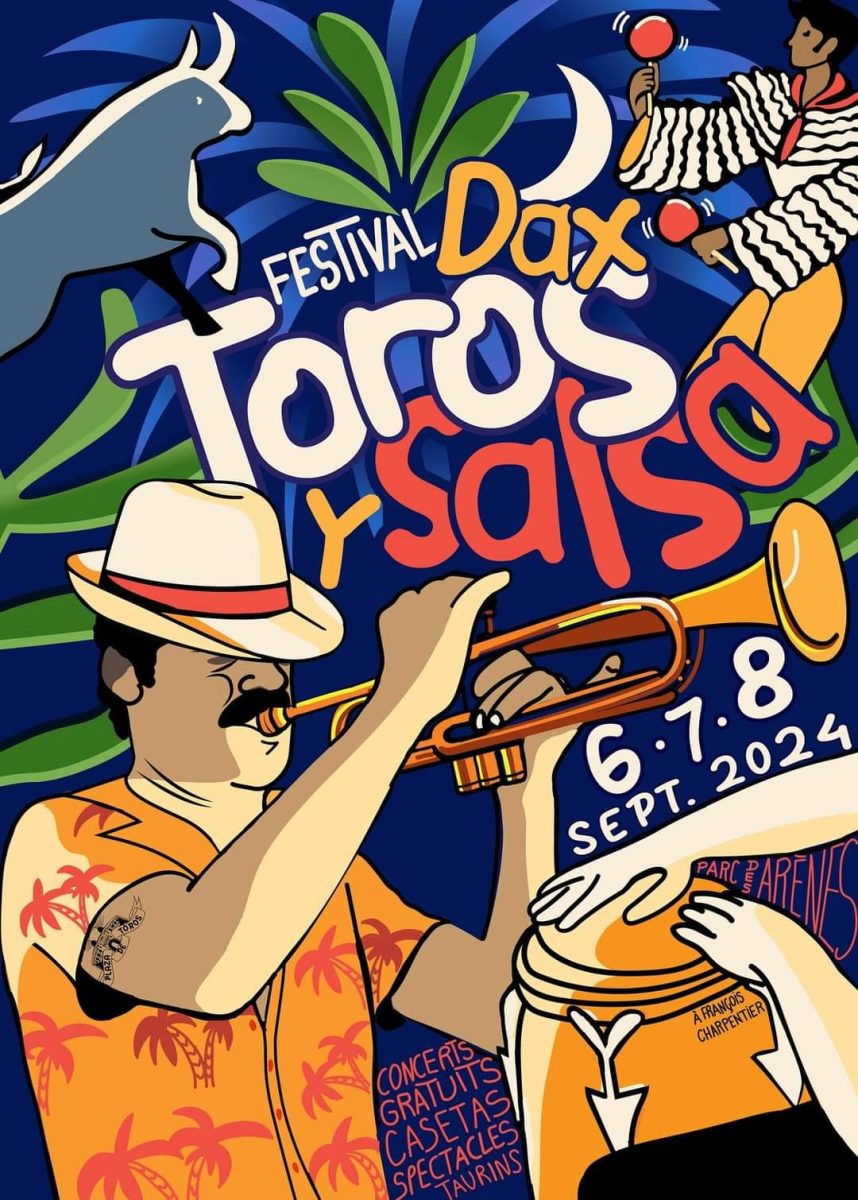 cartel toros y salsa dax