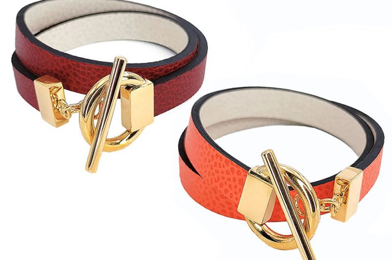 2-BR-dikha-double-tour-doré-orange-rouge-gris-perle-800x600px