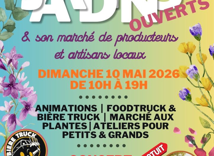 2026 JARDINS OUVERTS & MARCHÉ DE PRODUCTEURS – 1