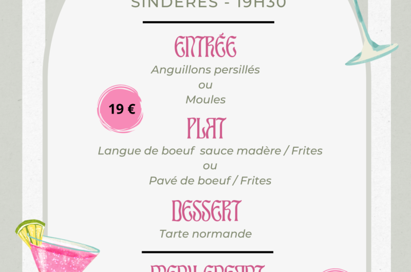 Affiche repas 2025 – 2026