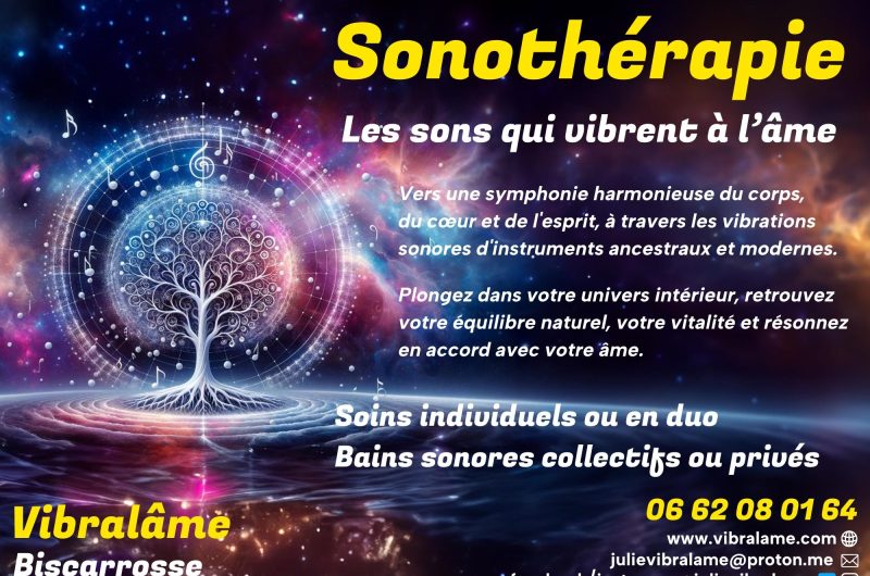 Flyer SONO – Flyer SONOTHERAPIE. Recto