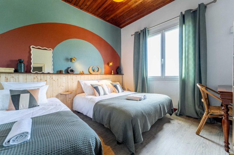 Au Bon Landais chambre bleue