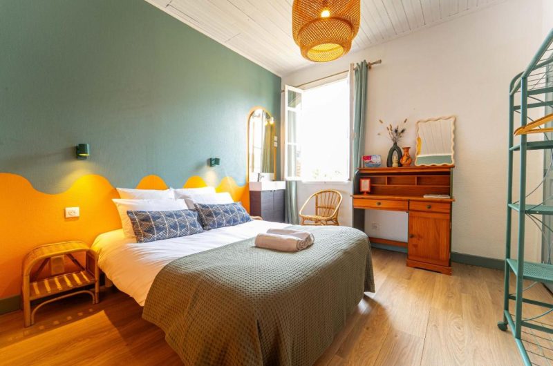 Au Bon Landais chambre verte