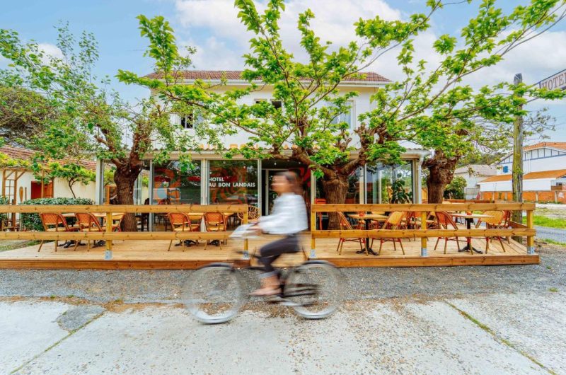 Au Bon Landais terrasse