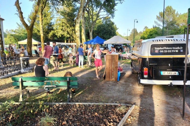 Bières Truck Landes & Gironde 7. Soirée au marché village Taller – BT Landes