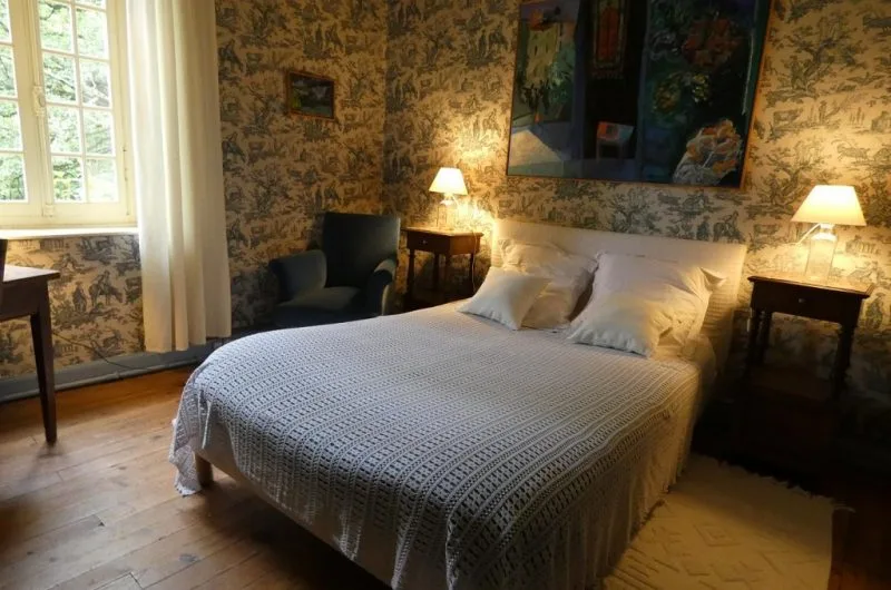 Carbonel Sournia Taule – chambre bleue lit 2pers