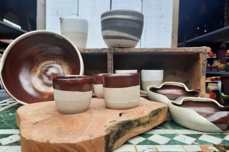 Céramique Biscarrosse rouge3