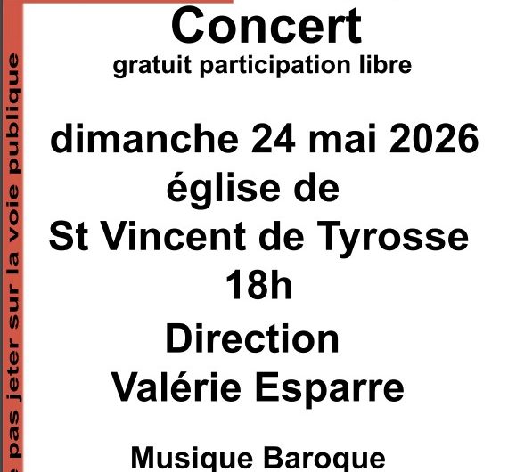 Concert Tyrosse du 24 05