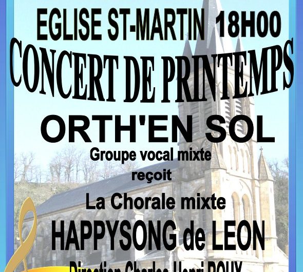 Concert de printemps © Orth’en sol