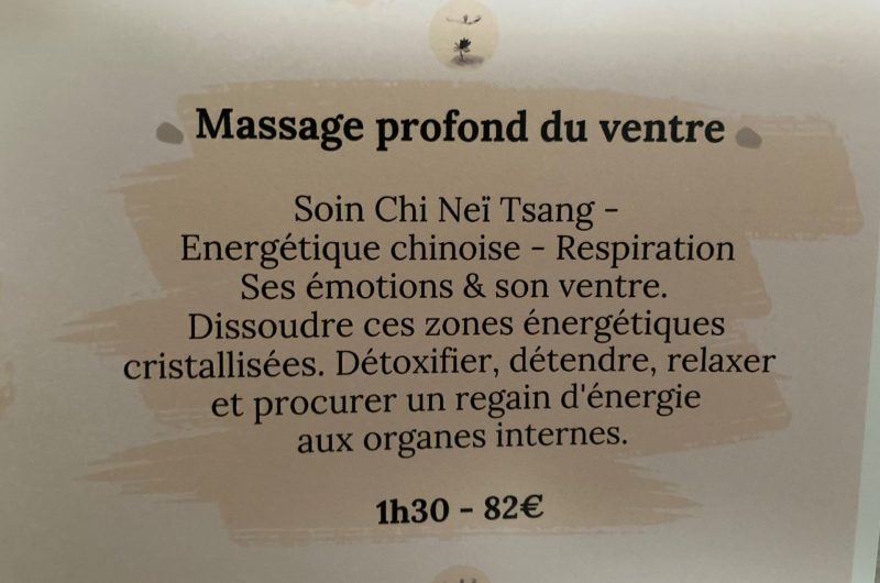 Douceur et soi Massage ventre 2700