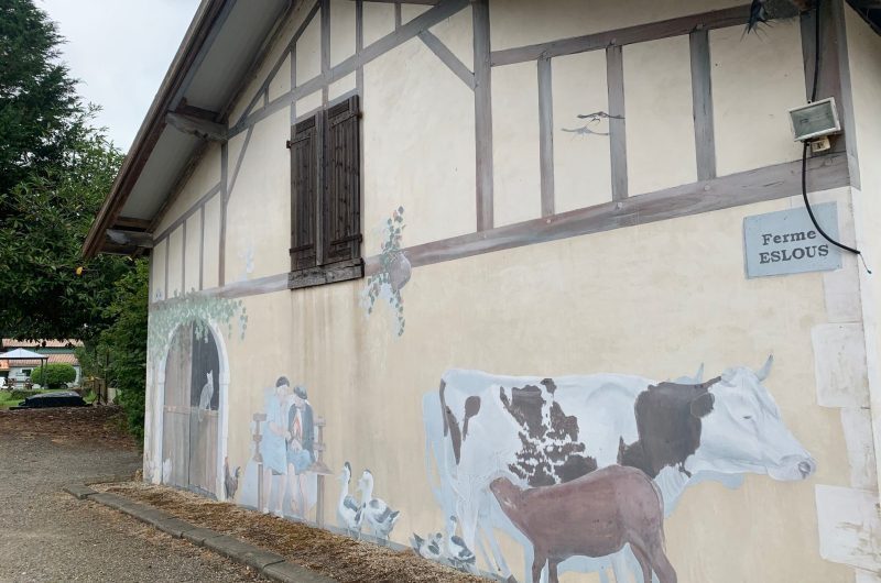 Fçace peinte ferme Eslous Dutouya
