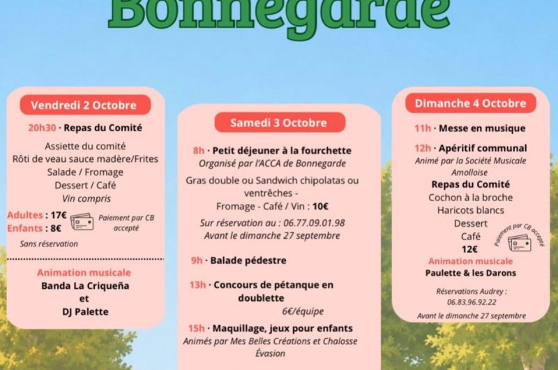 Fêtes Bonnegarde 2026