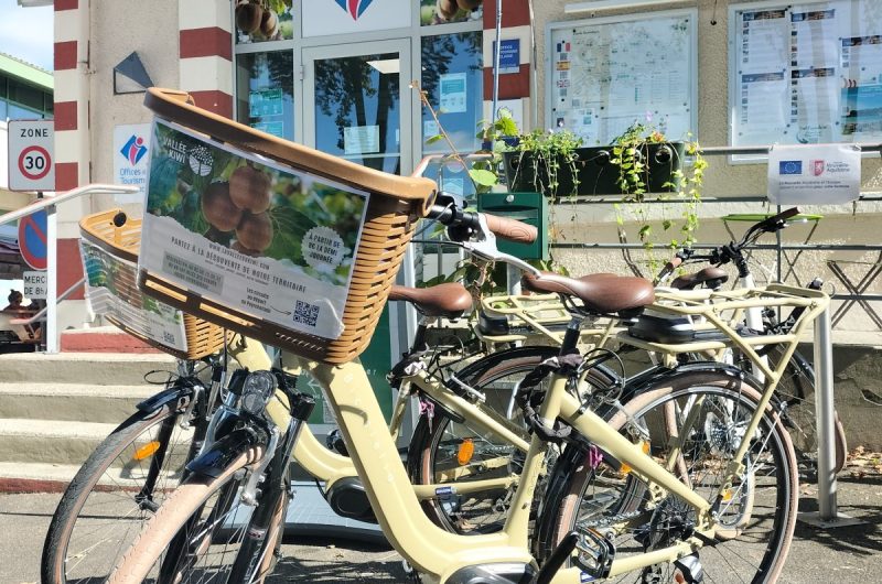 Balade vélo entre La Vallée du Kiwi et le Pays de Bidache