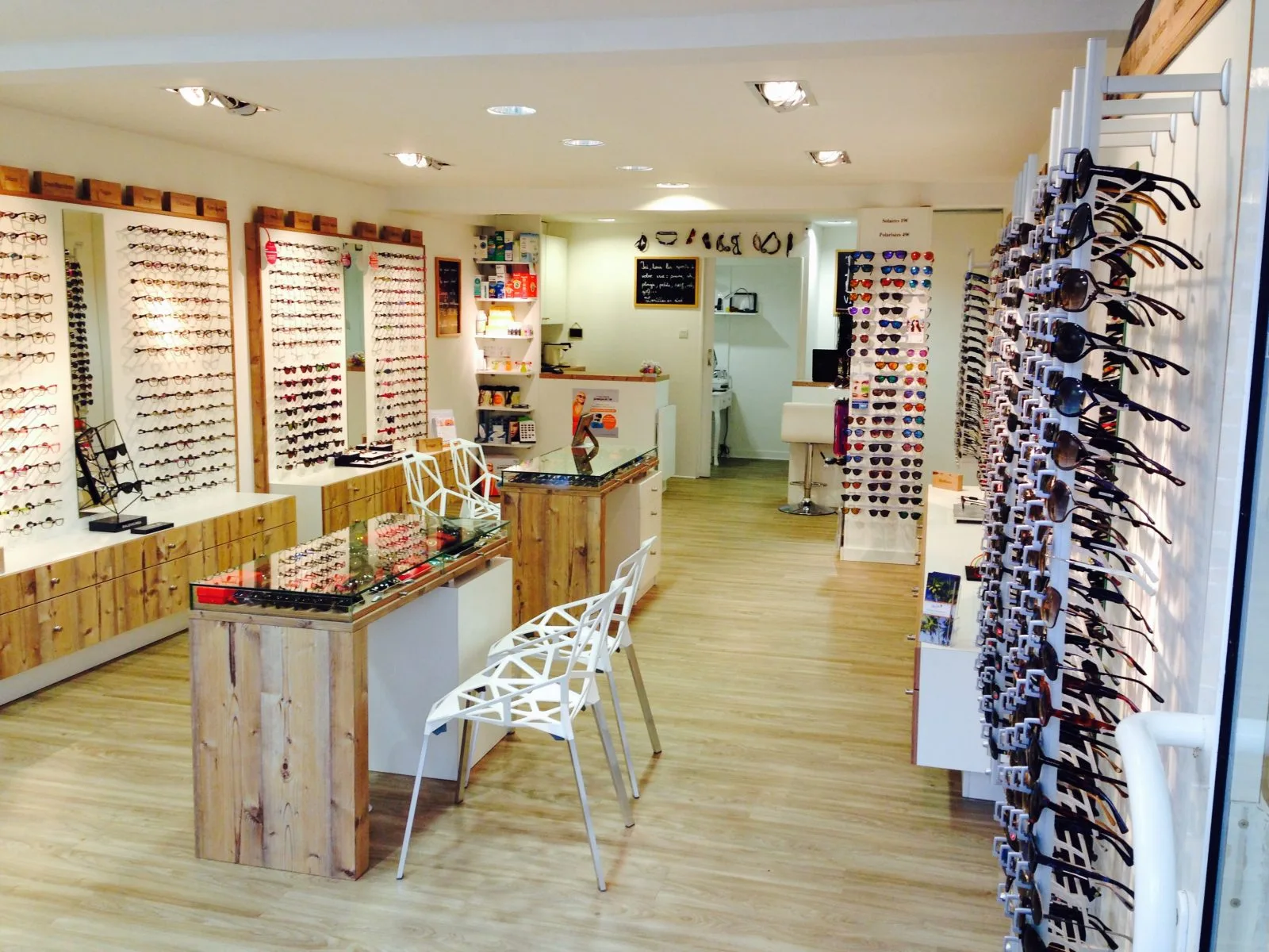 L’intérieur du magasin