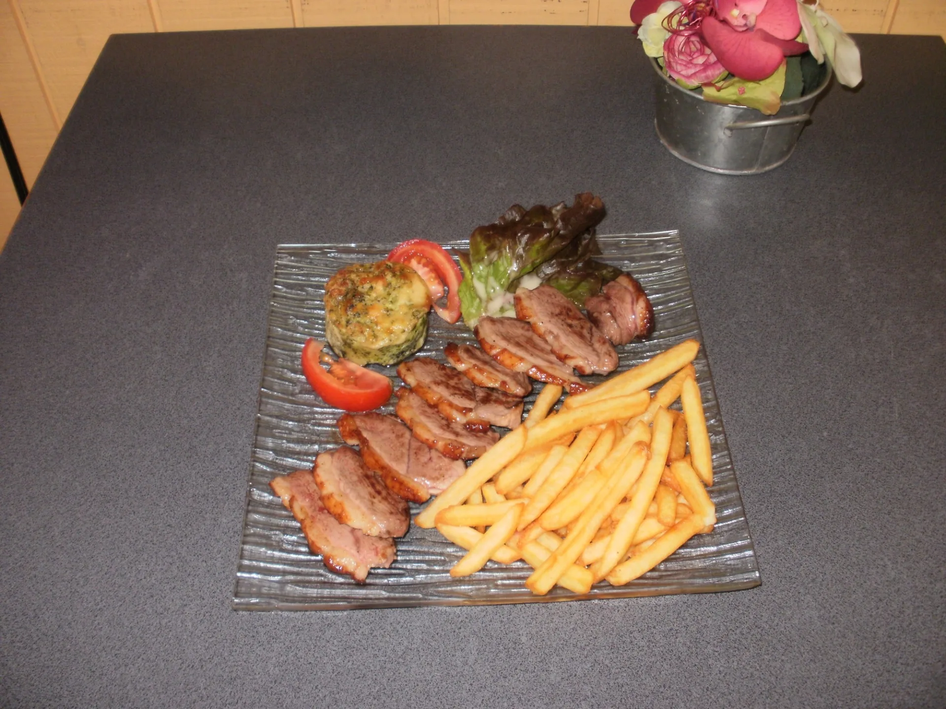 Labastide d’Armagnac -Restaurant – Crêperie Sucre paille – Plat (4)