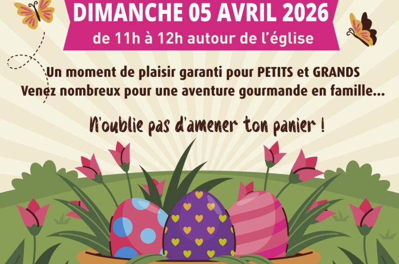 Lagrange – Chasse aux oeufs – 5 Avril