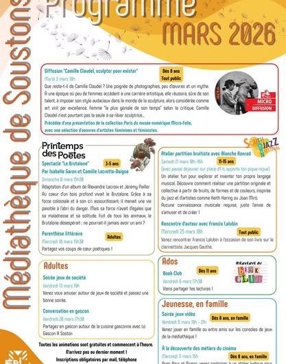 Mediatheque Soustons Mars