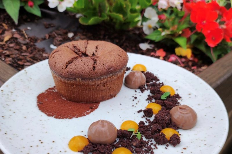 Moelleux chocolat-restaurant-le-28eme-moliets