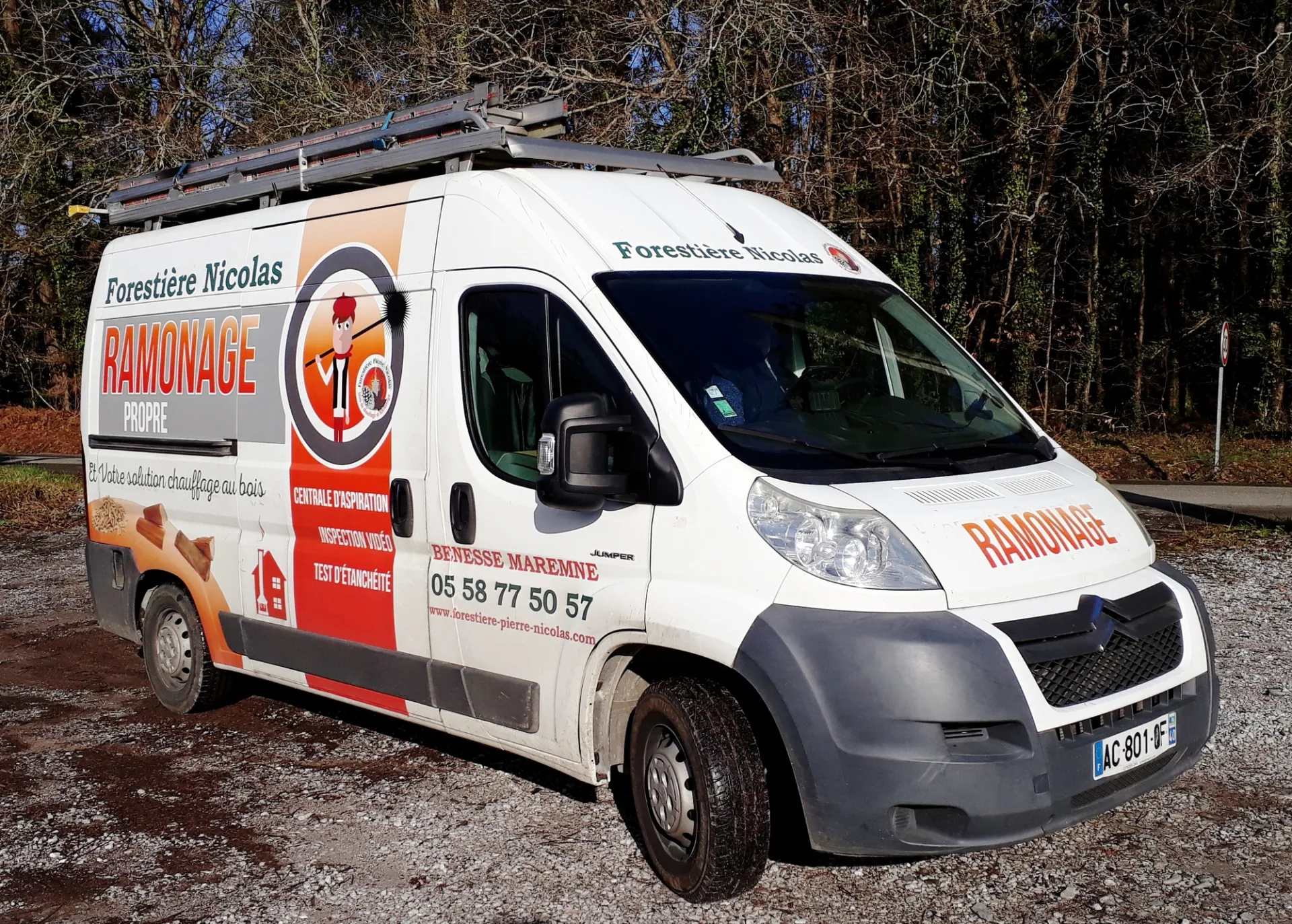 Page 35 – Forestière Pierre Nicolas – Camion ramonage