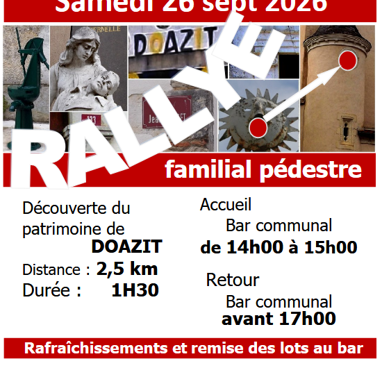 Rallye patrimoine Doazit 26 SPET