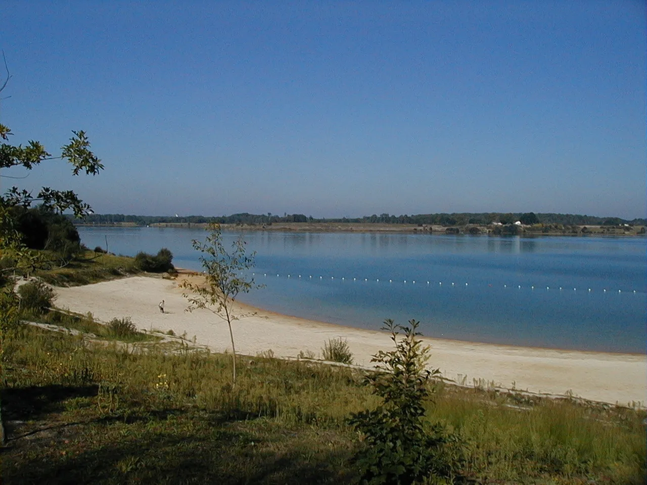 A Arjuzanx, la piste du lac