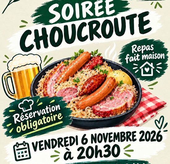 Soirée CHOUCROUTE 06.11.2026