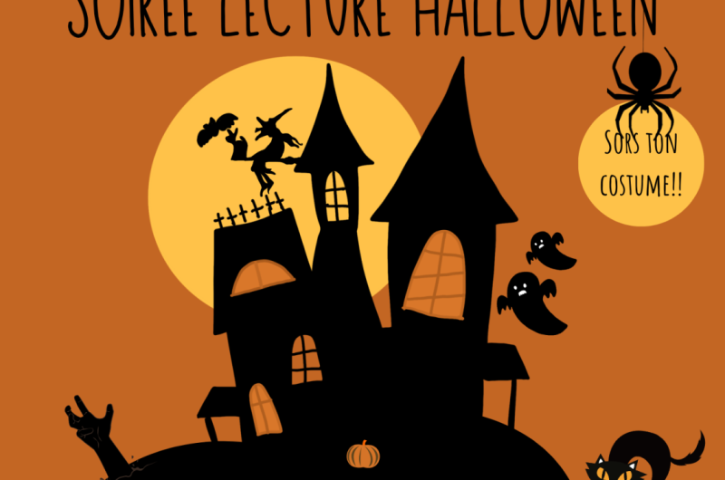 Soiree-Halloween-illustratif-noir-et-orange-Flyer