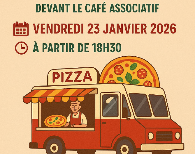 Soirée pizza – créon – 23 janvier