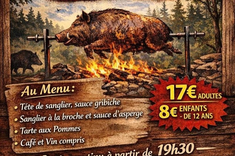 St Gor – Repas sanglier – 9 Mai