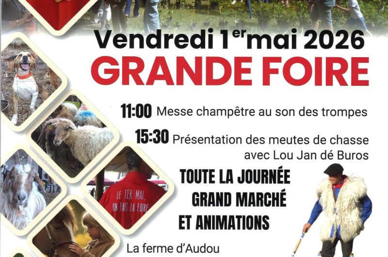 St Justin – Grande foire – 1er Mai