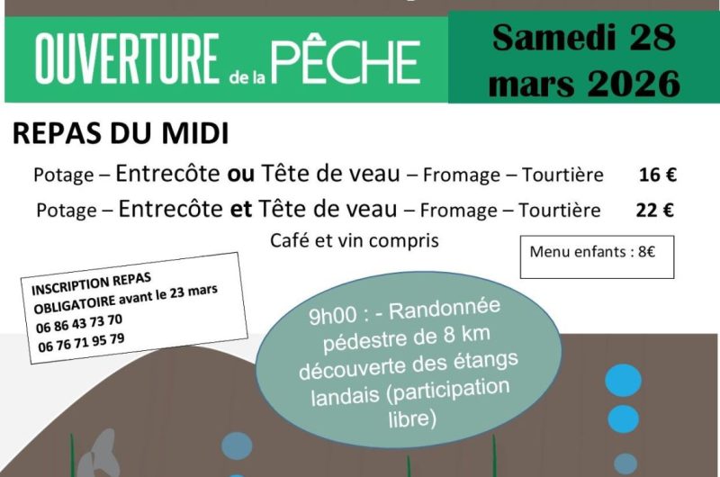 Ste Foy – Ouverture de la pêche – 28 Mars