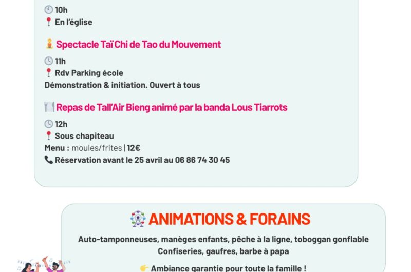 TALLER-Programme des fêtes-3