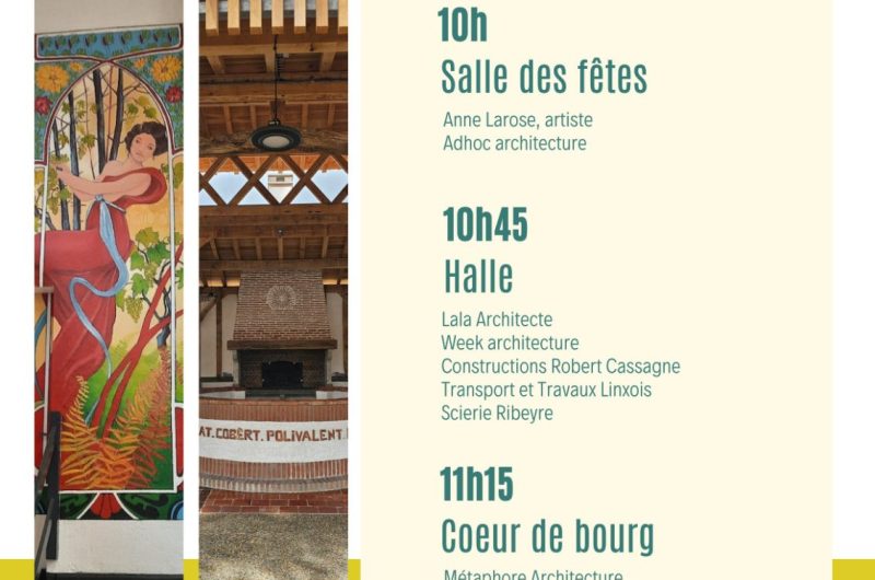 Visite archi Affiche Linxe