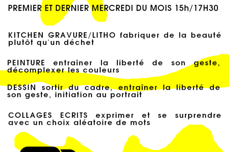 ateliers créatifs mercredi