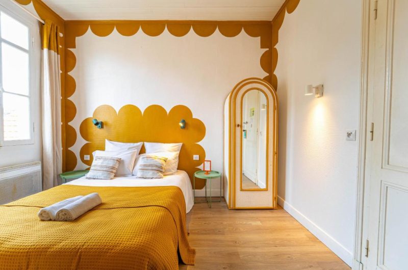au Bon Landais chambre jaune 2