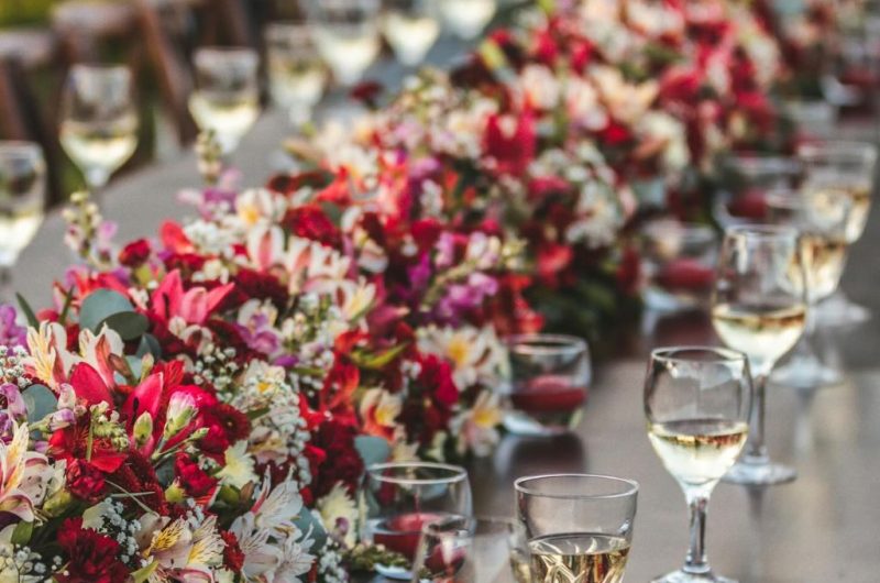 chemin de table mariage fleurs et tentations soustons