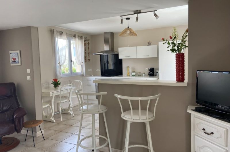 cuisine vue du salon